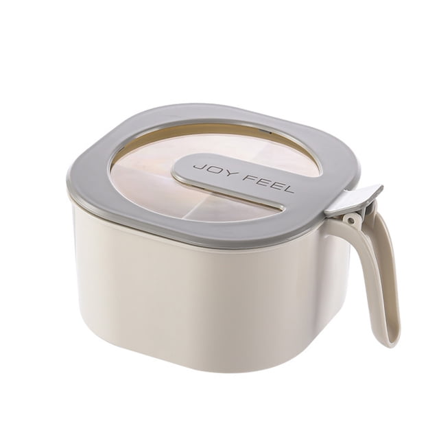 Seasoning Bottle, Spice Container Food Grade Material Multi Compartment 4 In 1 For Cooking White