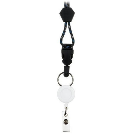 Miller Retractable Lanyard - Prestige Medical Nurse or Student Retractable Neck Lanyard 6053,Different Colors - Black-Blue-White