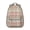 Grey-34, variant on Geometric Plaid Backpack Striped and Checkered Fusion Design Stylish Students School Bag