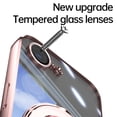 thumbnail image 7 of Allytechgroup Case for Apple iPhone 16e [Compatible with MagSafe], 360° Rotatable Invisible Magnetic Ring  Stand [Camera Lens Protector] Military-Grade Plating Clear Shockproof Phone Cover, Rosegold, 7 of 7