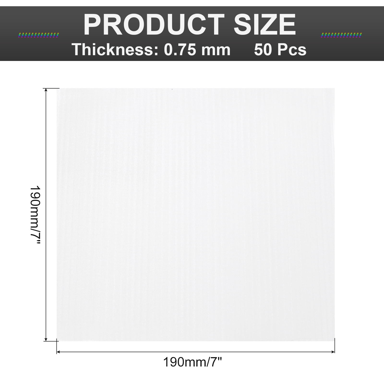 Uxcell Foam Packing Pouches 50 Pack 7'' x 7'' Wrap Bubble Pouches Cushion Foam Packing Supplies Packing sleeves White
