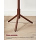 thumbnail image 4 of Perchero de madera maciza con 8 ganchos, 3 opciones de altura, para ropa, sombreros, bolsos, sala de estar, dormitorio, oficina en casa, blanco, 4 of 8