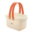 thumbnail image 2 of Ctnporpo Bath Basket Wash Basket Portable Bathroom Basket Large Capacity Bath Bucket Hanging Basket Storage Shelves Closet Organizers, 2 of 5