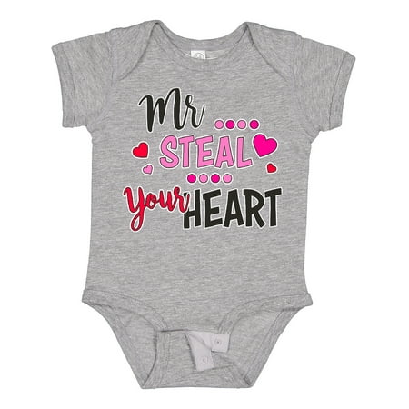 

Inktastic Mr Steal Your Heart Gift Baby Boy Bodysuit