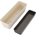 thumbnail image 4 of Rectangular Flower Box, Rectangular Plastic Flower Pot, Outdoor Balcony Planters 30.5cm, Set Of 3, 4 of 5