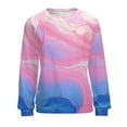 thumbnail image 7 of Colorful Marble Pattern Mom Sweatshirt For Women Long Sleeve Pullover, 7 of 7