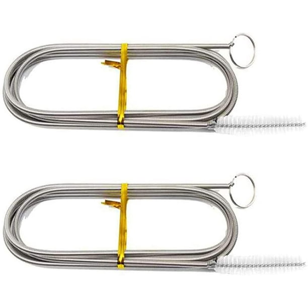 Flexible Refrigerator Scrub Brush Fridge Cleaning Tool, Stainless Steel