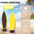 thumbnail image 4 of Tablero de surf para dedos, 2 uds. de juguete para aliviar el estrés, surf, el viento, mini tabla de surf, tabla de surf para dedo de juguete, mini tabla de surf Afortunado Sencillez, 4 of 5