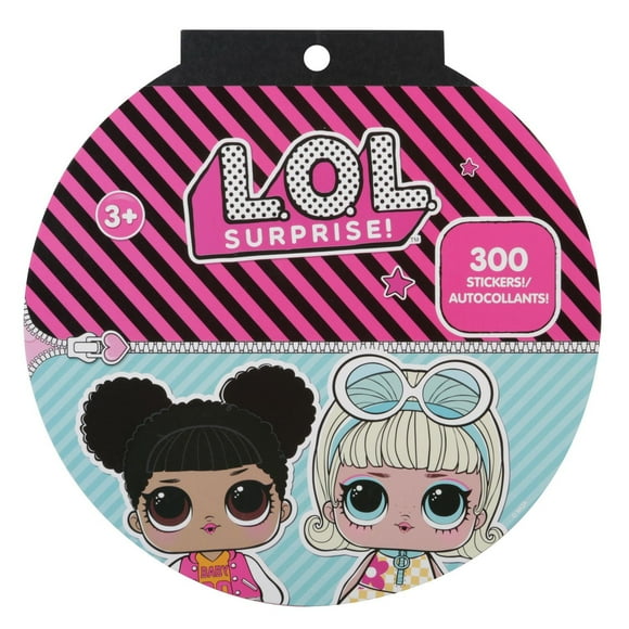 Livre d'autocollants Jumbo Diecut Dolls 300CT LOL