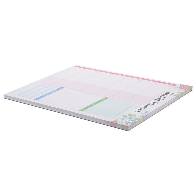 IFANLANDOR 1Pcs Bloc-Notes Rectangulaire Multicolore pour Bureau avec Design Déchirable et Fonction de Planification
