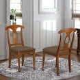 thumbnail image 2 of Set of 2 Chairs NAC-SBR-C Napoleon styled kitchen chair with upholstered seat, 2 of 2