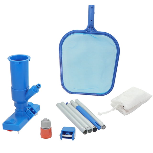 Kit de limpieza para piscinas Aspirador de mano para piscinas Malla y cajón para piscinas Accesorios eficientes para piscinas