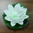 thumbnail image 4 of Abbracc LED Lotus Flower Light Floating Lamp Waterproof Lighting Solar Powered for Villa white, 4 of 9