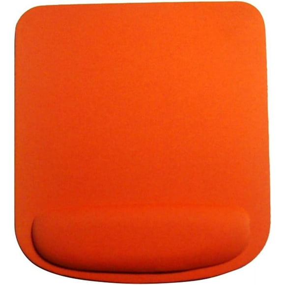 Zhuge Alfombrilla de ratón para ordenador, antideslizante, para oficina en casa, con soporte para muñecas, para juegos, para ordenador, PC, portátil, color naranja