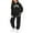 Black, variant on SGMVNU Boys 2 Pieces Sweatsuits Striped Hoodie Sweatshirts Top and Pants for Kids Tracksuits Kids Clothes Tracksuit Clothing Set, Size 3-4 Years, Pink