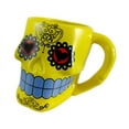 thumbnail image 3 of Set Of 3 DAY OF THE DEAD Sugar Skull 3D Figural Coffee Mugs, 3 of 5