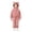 solid color, variant on CAIVO Girls Leopard Loungewear Autumn Winter Kids Hooded Cozy Pajama Sets Sleepwear 2 Piece Long Sleeve Tops Pants