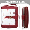 thumbnail image 3 of Farcauo Womens Wallet Cute Small Wallets for Women Red Coquette Bow Women's Wallet Kawaii Card Wallets for Women Ladies Bow Stuff, 3 of 7