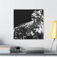 thumbnail image 3 of Winter Snow Leopard Portrait - Canvas, 3 of 10