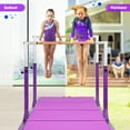 thumbnail image 4 of Costway Horizontal Train Bar W/ 4'x8'x2'' Gymnastics Mat Folding Panel Exercise Fitness, 4 of 10