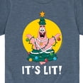 thumbnail image 3 of SpongeBob SquarePants - Patrick It's Lit - Toddler And Youth Short Sleeve Graphic T-Shirt, 3 of 6