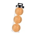 thumbnail image 4 of 3 pelotas de pickleball de espuma resistentes, profesionales, suaves y con reducción de ruido, 74 mm Naranja, 4 of 8