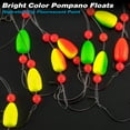 thumbnail image 7 of Dr.Fish 5 Pcs Pompano Rigs Surf Fishing Snell Floats Swivel Snaps Circle Hooks Saltwater, 7 of 7