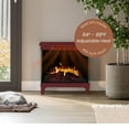 thumbnail image 3 of Modern Ember 24″ 3-Sided Electric Fireplace Stove Heater, Ruby Finish, 3 of 9