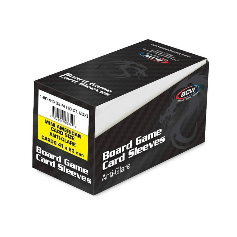 mini american card sleeves Board Game Clear Matte yes they do and they are all about protection 10 packs of 50 (500)