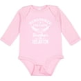 thumbnail image 3 of Inktastic Handpicked for Earth by My Brother in Heaven Angel Wings Boys or Girls Long Sleeve Baby Bodysuit, 3 of 5
