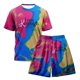 thumbnail image 1 of Conjunto de camiseta con estampado 3D para hombre, chándal de 2 piezas, ropa de calle a la moda, pantalones cortos, ropa deportiva, 1 of 2