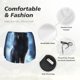 thumbnail image 4 of Balery Night Scene of Wolves Pantalones cortos deportivos para mujer con forro y dos bolsillos, elásticos, para entrenamiento, gimnasio, yoga-Small, 4 of 7
