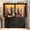 Black 4 Doors, variant on Blotout Farmhouse 6 Door Armoire Wardrobe Closet with Motion Sensor Light & 6 Drawers, 94.5" Extra Large Freestanding Wood Clothing Storage System with with 2 Hanging Rods for Bedroom