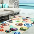 thumbnail image 2 of Home Decorative Indoor Accent Rug Beach Umbrellas - 3' X 5', 2 of 2