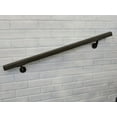 thumbnail image 2 of Aluminum Handrail Direct AHR Aluminum Wall Handrail w/ Mounts (3' Length,Bronze Sand) USA Made, 2 of 5