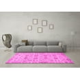 thumbnail image 3 of Ahgly Company Indoor Rectangle Abstract Pink Modern Area Rugs, 7' x 10', 3 of 4