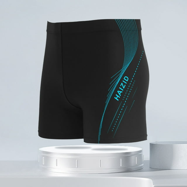 LSLJS Short de Bain pour Homme Slip de Bain à Jambe Carrée pour Homme Athlétique Séchage Rapide Maillot de Bain Short de Planche à Jambe Carrée pour Homme