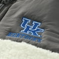 thumbnail image 4 of Youth Garb Charcoal Kentucky Wildcats Teddy Sherpa Jacket, 4 of 4