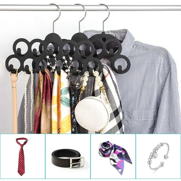 Durable Scarf Tie Belt hanger organizer holder rack 11 loop Walmart