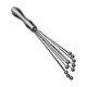 thumbnail image 2 of Batidor de bolas de acero inoxidable, licuadora de cocina manual, utensilio multifuncional estilo D, 2 of 9