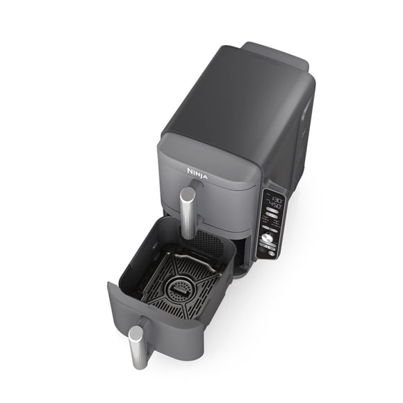 Freidora de Aire Ninja DoubleStack XL 6 Programas 2 Cestas Capacidad 9.45 Litros Color Gris