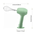 thumbnail image 4 of Naiovety Batidor de huevos eléctrico, 3 velocidades, reemplazo de carga USB ajustable, hogar, cocina, restaurante, batidor de huevos, accesorios Electrodomésticos Verde Naiovety HA082045-02B, 4 of 6