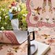 thumbnail image 3 of Alfombra Jinchan Floral para Entrada 60x90 cm Rosa Lavable Antideslizante, 3 of 9
