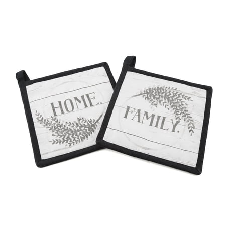 Family Farmhouse Pot Holders A/2