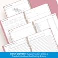 thumbnail image 6 of Blue Sky 17 Month 2026-2027 Weekly and Monthly Academic Year Planner Calendar, August 2026 - December 2027, 8.5" x 11", Flexible Cover, Wirebound, Laminated Tabs, Dusty Rose, 6 of 10