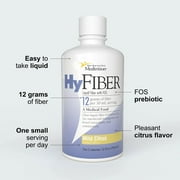 Medtrition HyFiber Daily Liquid Fiber Supplement for Regularity, 12g Soluble Fiber per oz, 25 Pack