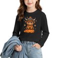 thumbnail image 4 of Zorckvet Girls' Cotton Round Neck T-Shirts for Kids, 4 of 6