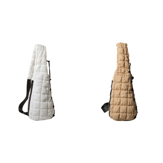 Bolso De Pecho Acolchado Mujer Ligero Color Sólido Señoras Hombro Blanco