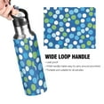 thumbnail image 4 of Yayeee 20oz Insulated Water Bottle Double Wall Stainless Steel with Flip Straw Lid, Blue Dots, 4 of 7