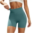 thumbnail image 2 of Annhoo Workout Shorts Women Summer Seamless High Waisted Slim Yoga Leggings Casual Athletic Biker Jogger Shorts, 2 of 5